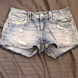 Rock revival denim shorts!